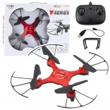 Dron z efektami LED czerwon;dy