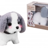 Chodzący pluszowy pies 18 cm – polskie opakowanie