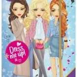 Książka z naklejkami – ubierz swoją laleczkę A4