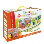 Lokomotywa z zestawem domino