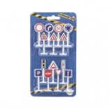 Znaki drogowe – edukacyjny zestaw 14 szt., plastikowe modele 5,5 cm