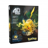 4d build puzzle pokémon pikachu 3d układanka