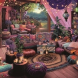 Ravensburger Puzzle Moje przytulne boho schronienie 1000 elementów