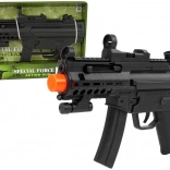 Dziecięcy wojskowy pistolet z dźwiękiem i wibracjami – czarny