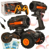 Zdalnie sterowany kaskaderski samochód RC z wytwornicą baniek