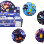 Skacząca ugniatana piłka z wgłębieniami Cosmos 7 cm