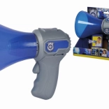 Policyjny megafon dla dzieci z syreną i zmianą głosu 16 cm