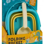 Zestaw do piasku ze składanym wiaderkiem i łopatką