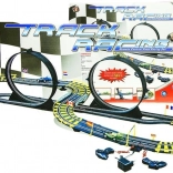 Wyścigowa kolejka samochodowa z dwoma autami 565 cm