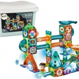 Magnetyczny świecący tor kulkowy