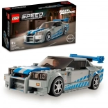 lego speed champions nissan skyline gt-r (r34) – fast & furious zestaw konstrukcyjny
