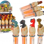 Bańki mydlane z dinozaurami 18 cm – różne kolory