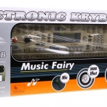 Klawisze z trybem dźwiękowym i mikrofonem dla dzieci