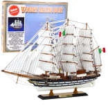Dekoracyjny Model Żaglowca Amerigo Vespucci 64x46 cm