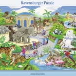 Ravensburger puzzle Wizyta w zoo 45 elementów