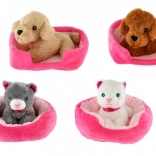 Pluszowe zwierzątko w legowisku (22 × 24 cm)