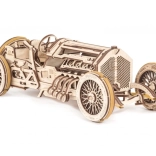 Ugears 3D drewniane mechaniczne puzzle U9 samochód wyścigowy Grand Prix