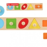 Drewniana układanka dla dzieci - Kształty geometryczne