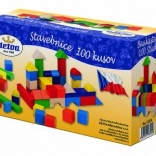 Drewniane klocki konstrukcyjne 100 szt.