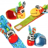 Grzechotki na nadgarstki dla niemowląt – zestaw 2 szt.