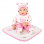 small foot lalka Hanna z miękkim ciałkiem i akcesoriami