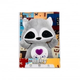 Szop pracz ze światłem i relaksującymi dźwiękami