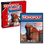 puzzle WINNING MOVES Monopoly Gdańsk Żuraw 1000 elementów