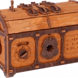 Escape Room Truhla z Skarbem drewniane 3D puzzle