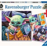 Ravensburger puzzle STAR WARS: The Mandalorian 3×49 elementów