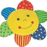 Goki materiałowe słoneczko z dźwiękami dla niemowląt