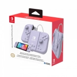 hori switch split pad pro i adapter lawendowy