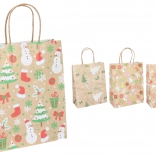 Torebka prezentowa M Święta 21 × 27 × 11 cm