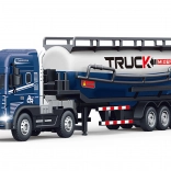 Metalowy ciągnik siodłowy – cysterna ze świetlnymi i dźwiękowymi efektami 40 cm