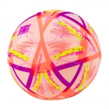 Gumowa piłka jaskrawa z wzorami pomarańczowa 24 cm