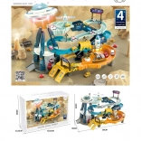 kosmiczna marsjańska zjeżdżalnia z pojazdami