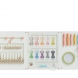 Drewniana tablica motoryczna Pies – aktywny panel dla dzieci