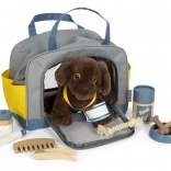 Pluszowy pies z zestawem opieki od Small Foot