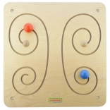 Drewniana edukacyjna tablica Motyl od Masterkidz