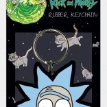 Gumowy brelok RICK AND MORTY – szalony uśmiech Ricka