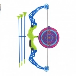 Łuk z przyssawkowymi strzałami i tarczą 57 cm