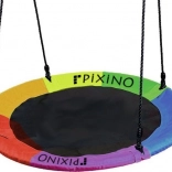 Pixino Huśtawkowe koło – bocianie gniazdo kolorowe 110 cm