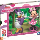 puzzle minnie i daisy na spacerze maxi 24 elementy