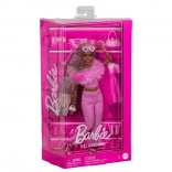 barbie deluxe style – różowy futrzany komplet