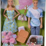 Lalki Steffi i Kevin na pikniku