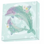 Zestaw Diamond Dotz - Tańczące delfiny