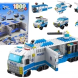 Klocki konstrukcyjne pojazdy policyjne 6 w 1 Zestaw pojazdów policyjnych 1000 el