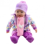 Lalka niemowlę dziewczynka 50 cm w serduszka