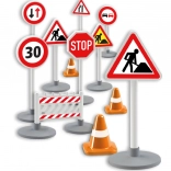 LENA znaki drogowe – edukacyjny zestaw 17 szt.