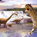 Puzzle 260 elementów Diplodocus