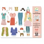 Zestaw wycinanek Wielka garderoba Djeco